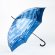 Зонт-трость женский 1191 синий