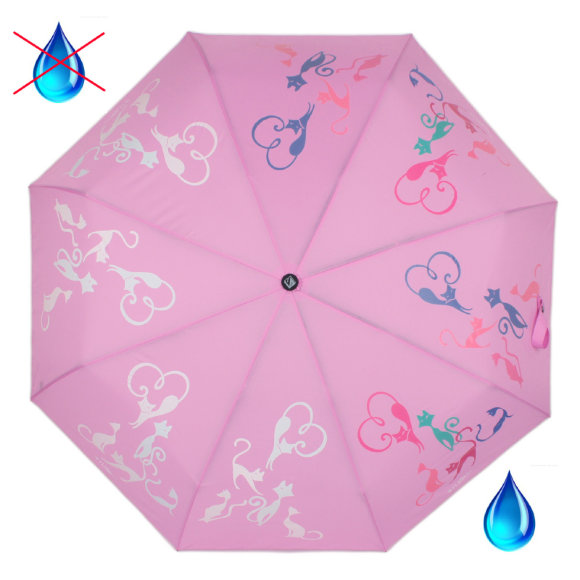 Зонт женский FLIORAJ, 210616 розовый