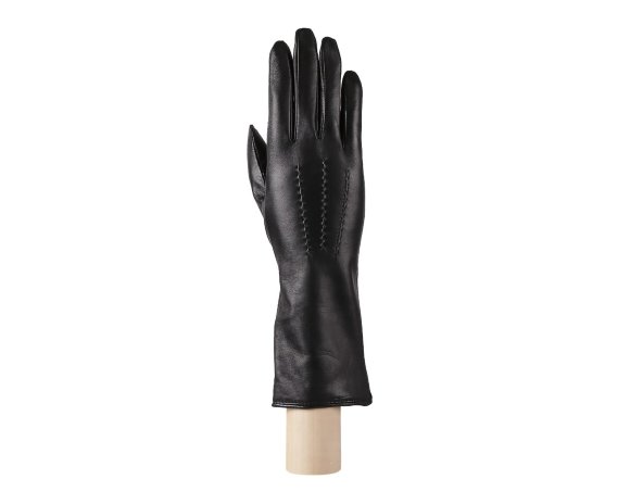 Перчатки, натуральная кожа, Fabretti 12.6-1 black